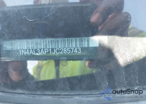 2018 Nissan Altima 2.5 Sr from USA, damaged, VIN 1N4AL3AP1JC285743